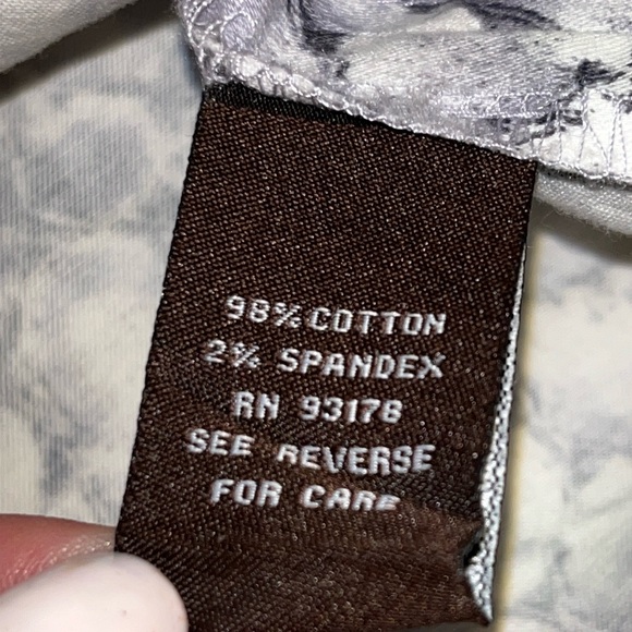 Adrienne Vittadini Animal Print Skirt Size 6 Straight Pencil Skirt Cotton - Picture 4 of 7